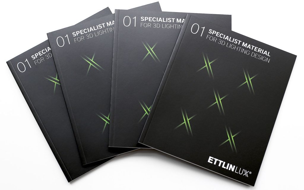 ETTLINLUX Corporate Design, Broschüre, Printdesign